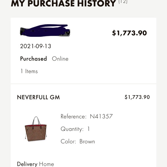 Damier Ebene Neverfull pouch - Picture 5 of 5